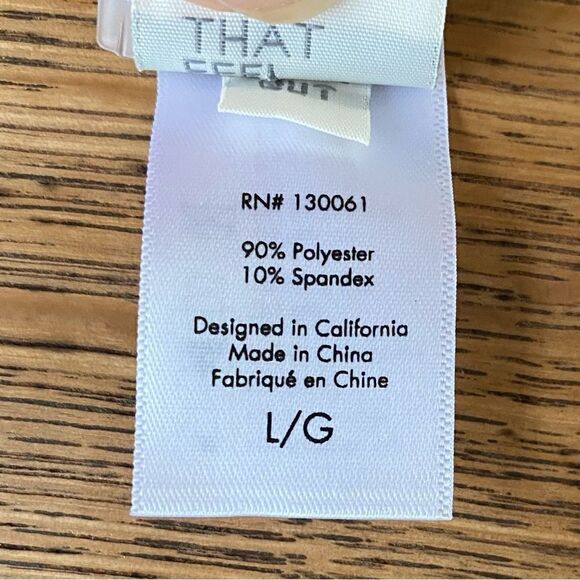 NWOT New L*space Printed Stripe Jay Bikini Bottom Large Summer Beach Vacation - Picture 8 of 8